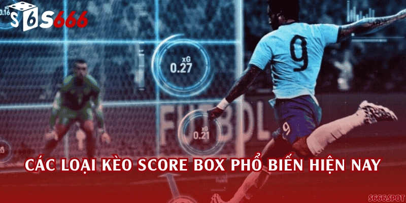 Các loại kèo score box phổ biến hiện nay