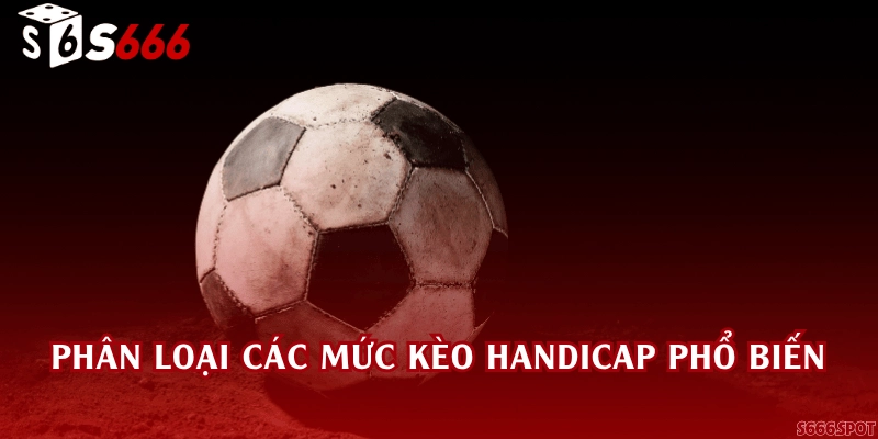 Phân loại các mức kèo handicap phổ biến